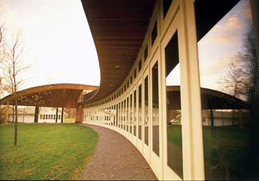 museum building at Mille Lacs Indian Museum